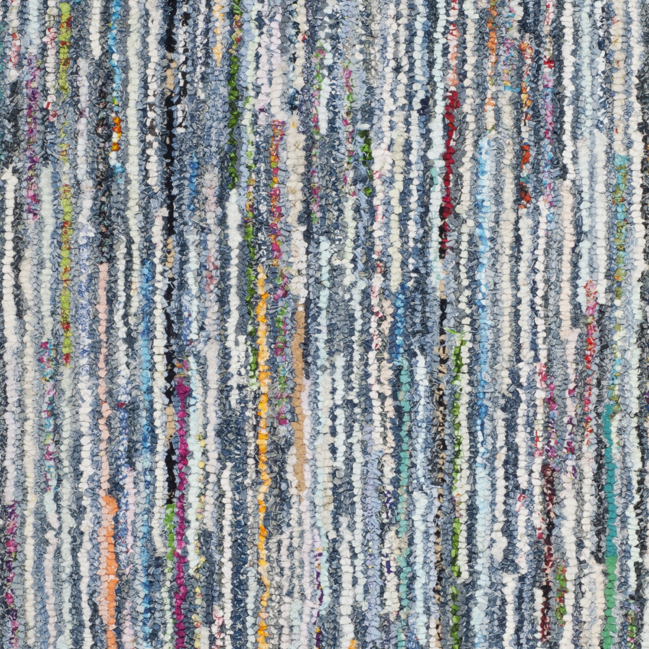 SAFAVIEH Nantucket Sampson Geometric Cotton Area Rug, Multi, 4' x 6'