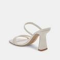 thumbnail image 5 of Dolce Vita Fort Ivory Embossed Stella Slip On Squared Toe Block Heeled Sandals (Ivory Embossed Stella, 10), 5 of 6