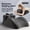 Fashion Grey, variant on Ergonomic Multi-Position Pillow: Backrest, Supine & Lying Support for Head, Neck, Waist - Ideal for Sleep, Travel, Reading, Office & Gifts (Removable Cover)