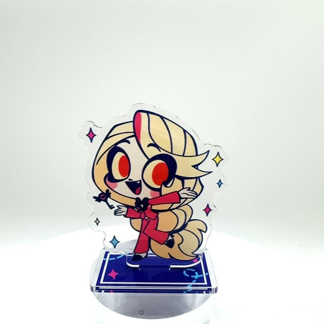 Anime Figure Acrylic Stand Model Plate Alastor Fizzarolli Angel Desk Decor Standing Sign Game Fans Gift Ornaments Stand Model