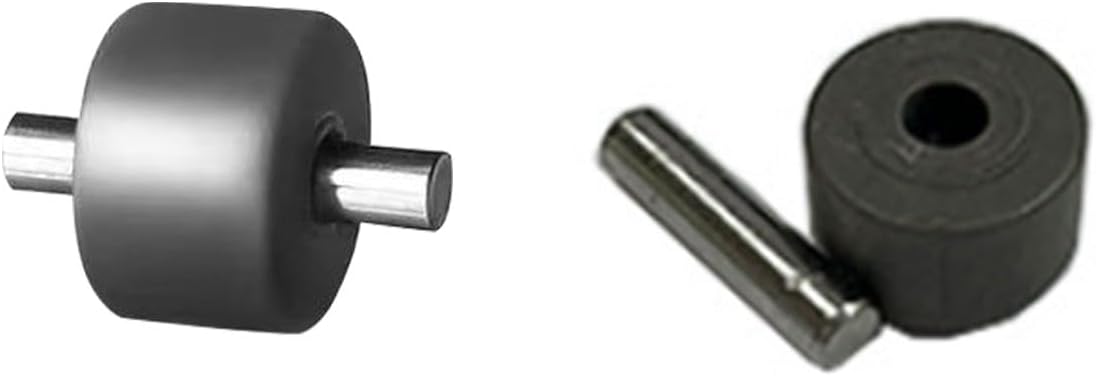 Vacuum Cleaner Compatible with Tineco IFloor 3 / Floor One S3 Replacement Floor Scrubbers Small Rollers and Metal Rod Assembly at the Bottom Front Parts - 2 Pack