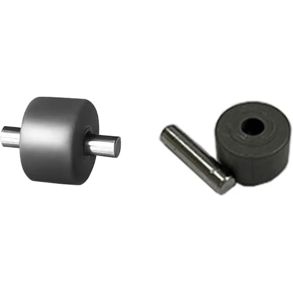 Vacuum Cleaner Compatible with Tineco IFloor 3 / Floor One S3 Replacement Floor Scrubbers Small Rollers and Metal Rod Assembly at the Bottom Front Parts - 2 Pack