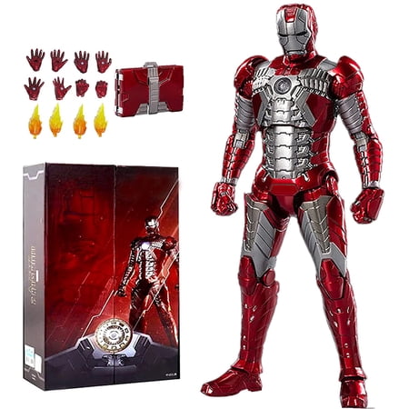 ZD Toys 1/10 Scale Iron Man Mark V MK5 Suitcase Suit Collector Action Figure