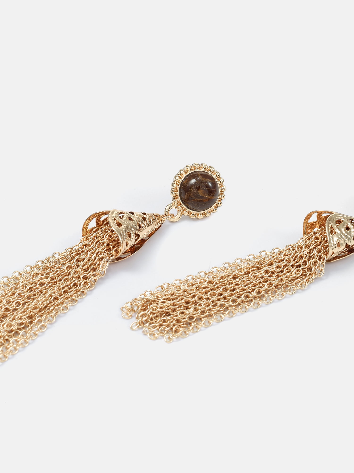 Scenario Tassel Drop Earrings, Gold-Tone