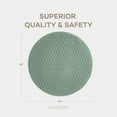 thumbnail image 7 of Comfy Cubs Premium Play Mat, Round (Large) 60" - Kids & Toddler Play Mat Non-Slip Bottom - Fern, 7 of 7