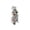 C, variant on Tabletop Mini Tinsel Christmas Tree, Pre‑Decorated Small Desktop Xmas Ornament, With Ball Ornament Accents, For Counter, Tiered Tray and Compact‑Space Seasonal Displays