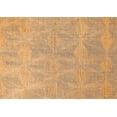 thumbnail image 1 of Ahgly Company Indoor Rectangle Solid Orange Modern Area Rugs, 7' x 9', 1 of 4