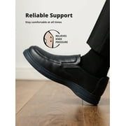 CAMEL Leather Shoes for Men Loafers Soft Mens Slip on Shoes Casual Comfort Moccasin Daily Flats Driving Lightweight Walking Sneakers Shoes Outdoor