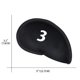 thumbnail image 3 of 9x Fundas de cabeza de hierro Cola Neopreno Equipo de golfista moderno Resistente al desgaste Protector, 3 of 8