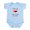Sky Blue, variant on CafePress - I Love My Costa Rican Grandma Body Suit - Baby Light Bodysuit, Size Newborn - 24 Months