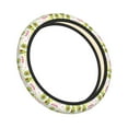 thumbnail image 2 of Balery Avocado Work Out print Steering Wheel Covers Elastic Skidproof Steering Wheel Protective Cover Case for Men Women Universal 15 Inches Cars Accessories, 2 of 8