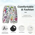 thumbnail image 5 of Daiia Fun Animal with Unicorn Mens Swim Trunks Swim Shorts Quick Dry Swim Shorts with Mesh Lining Pockets-X-Large, 5 of 9