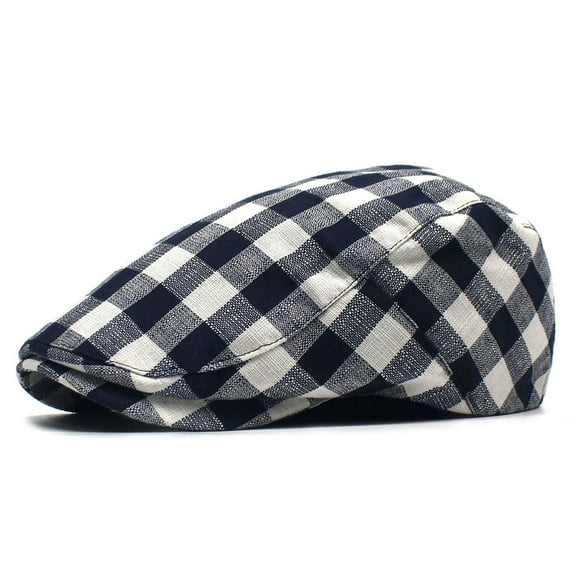 SikaFu British -Style Brey Hat Ms. Fashion And Casual Hat Men's Warm Duck Tongue Cap Cross -Border Forward Hat