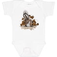 thumbnail image 3 of Inktastic Squirrel Superhero Landing with Acorns Boys or Girls Baby Bodysuit, 3 of 5