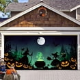 thumbnail image 3 of Super Cool Halloween Garage Banner For Party Atmosphere Creation And Effortless With Durable Fabric Material(Sytle B-480X210Cm)#3378, 3 of 3