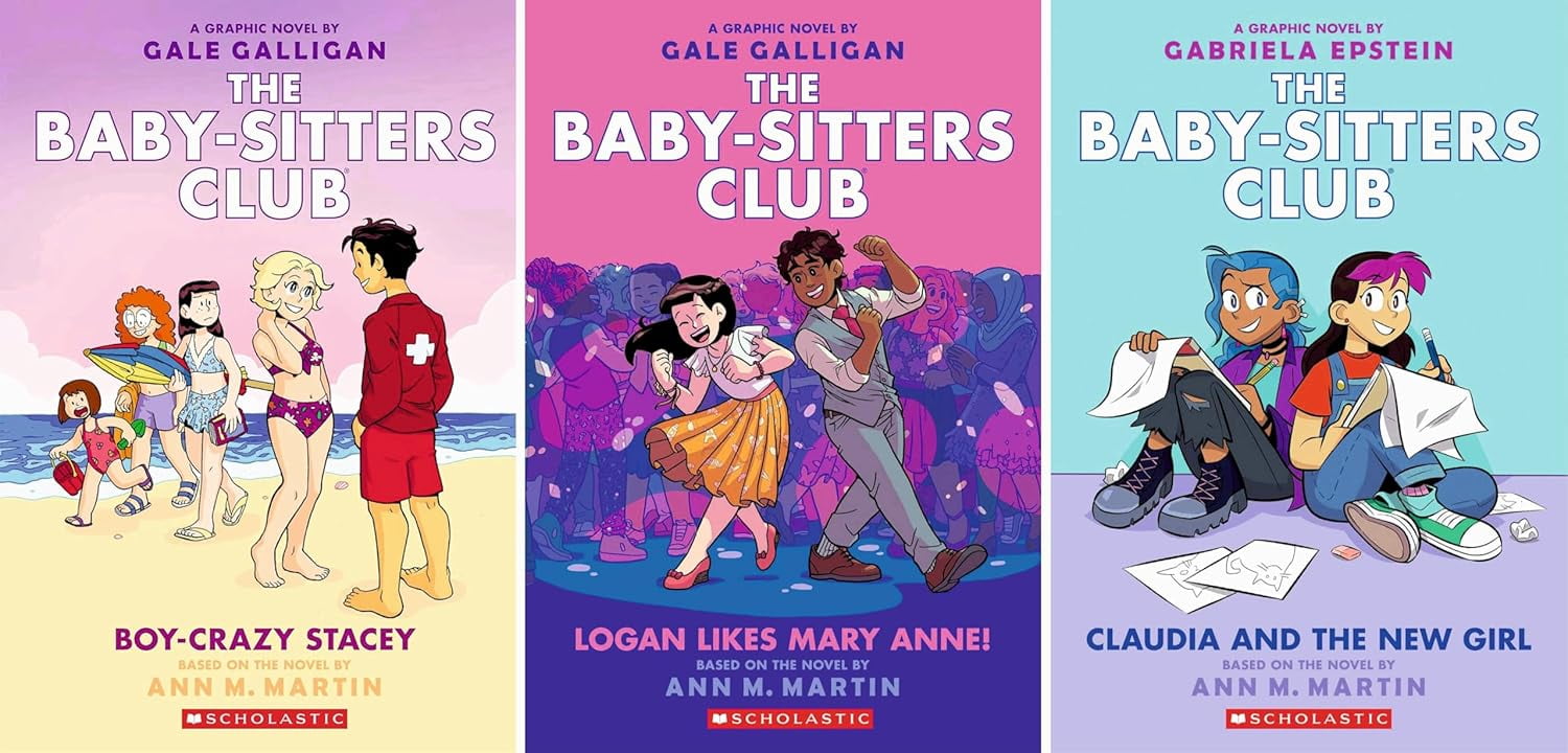 Ann M. Martin's The Baby-Sitters Club Collection Set, Books 1-18 Graphic Novels Set