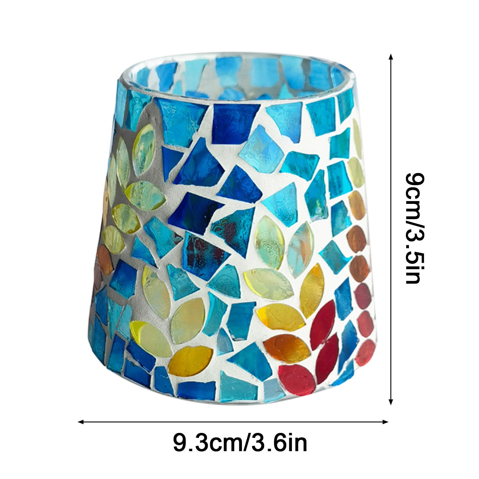 Fankiway DIY Mosaic Night Light Kit, Make Your Own Mosaic Night Light Kit, DIY Stained Glass Set, Crafts Kit for Teens Adults, Nightlight DIY Valentines Day Birthday Gift
