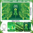 thumbnail image 2 of Palm Sunday Backdrop Banner with Message for Easter 71x43 Inch Palm Sunday Photo Background Palm Leaves Easter Decorations Tropical Palm Luau Party Supplies Room Wall Decor Photo Props, 2 of 7