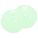 thumbnail image 1 of 2 Piezas de Alfombrillas de Silicona para Ollas y Sartenes Calientes, Soportes Redondos de 9" para Ollas con Agujero para Colgar para Olla y Plato Caliente (Verde Claro), 1 of 7
