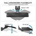 Free Shipping! Keyboard Tray Under Desk, 360 Swivel Adjustable