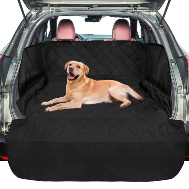 F-color SUV Cargo Liner para perros – Forro impermeable para carga de mascotas, cómodo protector de parachoques para perro, a prueba de arañazos, antideslizante, ajuste universal, SUV, sedanes, malete