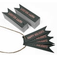 thumbnail image 3 of Inkdotpot Real Rose Gold Foil Happy Holiday Tags Favor Hang Paper Tags 100 Pieces, 3 of 6