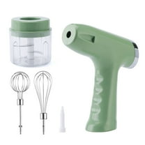 Shoreew Electric Hand Mixer with USB-C Charging 5-in-1 Cordless Whisk for Egg Whipping & Meat Grinding Portable Kitchen Stirrer