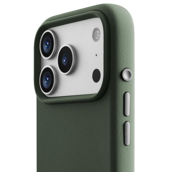 TineeOwl - Funda para iPhone 17 Pro Max, compatible con MagSafe, botones de aluminio, control de cámara y botón de acción redondeado, TPU con textura delgada, minimali