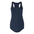 thumbnail image 1 of Camiseta sin mangas de rizo francés con espalda cruzada ligera de Next Level, talla mediana, azul marino medianoche Ropa de siguiente nivel 6933, 1 of 1