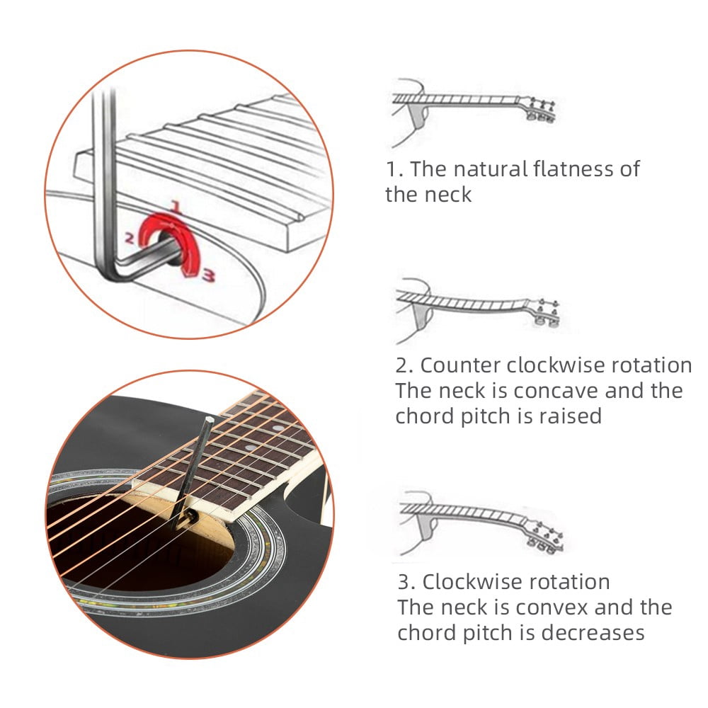 40" Acoustic Guitar Kit for Beginner: Spruce Board Cutaway Acoustic Guitar with Gig Bag and Guard Board, Natural