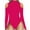 Pink-04, variant on STETMN Women's Off Shoulder Tops Slim Long Sleeve Shirts Sexy Mock Neck Beach Bodysuit