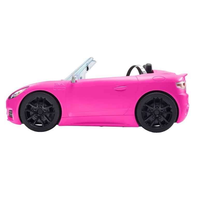 2019 deals Barbie Full Function RC Remote Control Pink Convertible Car With Lights 3+