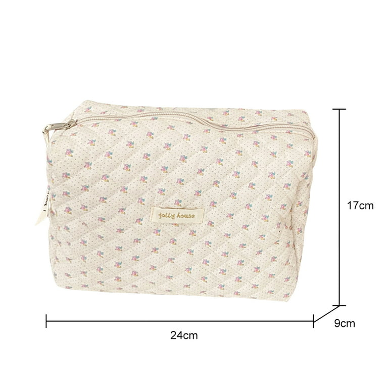 Eco-Friendly Cotton Canvas Makeup Bags Striped Fabric Travel Organizer  Storage Cosmetic Bag - China Canvas Bag and Tote Bag price