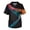 Black_006, variant on Mens Scrubs Shirts Fit Gradient Color Tops V-Neck Short Sleeve Nursing Uniform Shirt Casual Funny Medical Workwear with 3 Pockes Gold 4XL