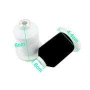 New brothread 5 White+5 Black 100% Mercerized Cotton Thread 30WT 600M(660Y)
