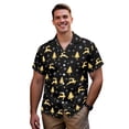 thumbnail image 3 of Uorisanigo Christmas Elk Couple Matching Outfit Christmas Tree Men's Button Up Shirt Size 5XL Casual Shirt for Summer and Womens Midi Dress Fashion Elegant Hawaiian Party Dresses, 3 of 7