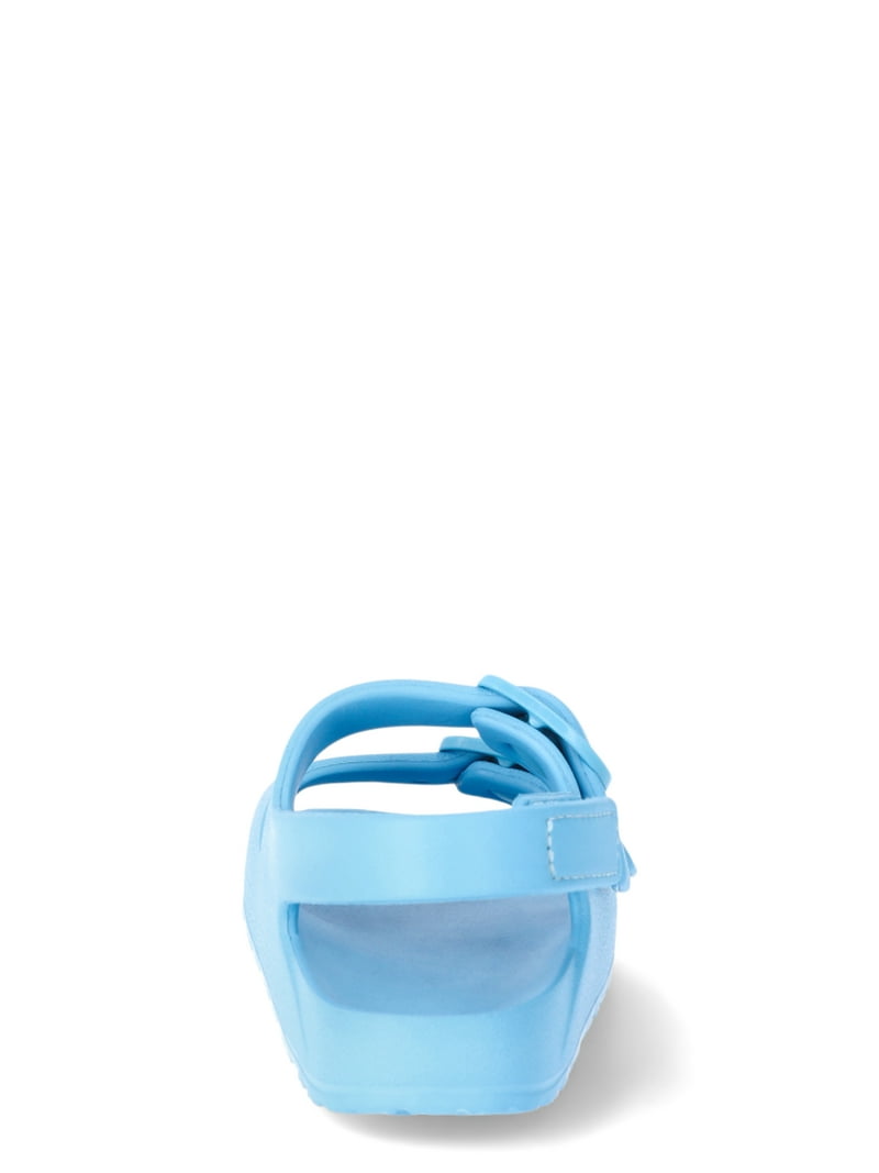 Wonder Nation Toddler EVA Two Buckle Sandal 2-Pack Open Toe Wonder Nation Toddler EVA Two Buckle Sandal 2-Pack Open Toe