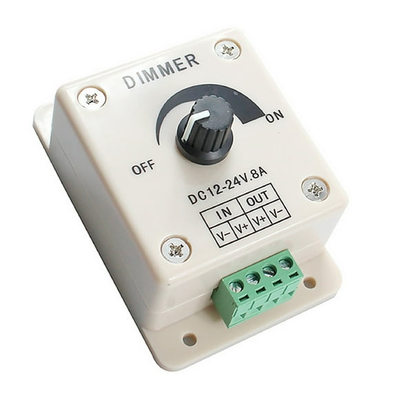 89*59*35mm DC 12V 24V LED Dimmer Switch LED Light Strip Dimmer  Knob Adjust Brightness ON/Off Switch