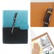 thumbnail image 5 of Bloc de notas borrable de cuero PU Sunnimix Cuaderno borrable Azul negro, 5 of 8