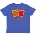 thumbnail image 3 of Inktastic I Love PBJ 2 Youth T-Shirt, 3 of 5