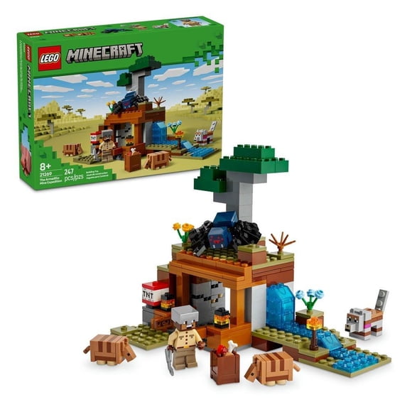 Set LEGO Minecraft La Expedición a la Mina del Armadillo 21269
