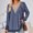 Blue pullover for women, variant on Usmixi Clearance Sale Womens Tops Womens Casual Sweatshirt Fashion Lace Trim Side Slit Winter Breathable Comfy Pullover Sweatshirt Tops Fall Trendy Solid V-Neck Long Sleeve Blouses Shirts