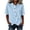 #0478-Light Blue, variant on Pounoo Summer Tops for Women Lapel Collar Button Front Short Sleeve Tops for Women Relaxed Fit Daily Casual Lightweight Boho Tops for Women