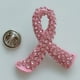 thumbnail image 2 of 2 Piezas Cinta Cáncer de Broche de Solapa Broche de de Imitación de Cristal, 2 of 7