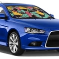 thumbnail image 5 of Uemuo Angry Shark Pattern Pattern Accordion Car Windshield Sun Shade, Foldable Reflective Sun Visor for Car, Reflector Windshield Sunshade-Medium, 5 of 7