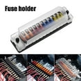 thumbnail image 2 of CARTTOU 12Way 32V Lames de Distribution d'Énergie Automobile Porte-Fusible Blocs de Boîte Panneau Panneau, 2 of 7