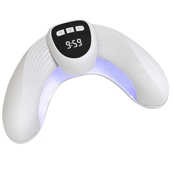 iKeener Rechargeable Nail Lamp Is Designed For Nail Fungus(18*470nm)-White