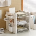 thumbnail image 2 of Multi-Tier Desktop Pegboard Storage Organizer, Stationery and Holder Rack for Home Office and Desk Organization, Versatile Workspace Management System, 2 of 6