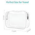 thumbnail image 3 of GASTROPOD Tsa Approved Toiletry Bag - 3 Pack Clear Toiletry Bags Clear Makeup Cosmetic Bags for Women Men, Quart Size Travel Bag, Carry on Airport Airline Compliant Bag, White (For Age 12 Or Above), 3 of 6