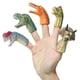 thumbnail image 3 of Vogacara 5 piezas pequeños juguetes de dedo dinosaurios marionetas de dedo ligero educativo temprano mano historia juguete de goma juguete niños Juguetes Tipo 1 Vogacara FN007534-01, 3 of 6